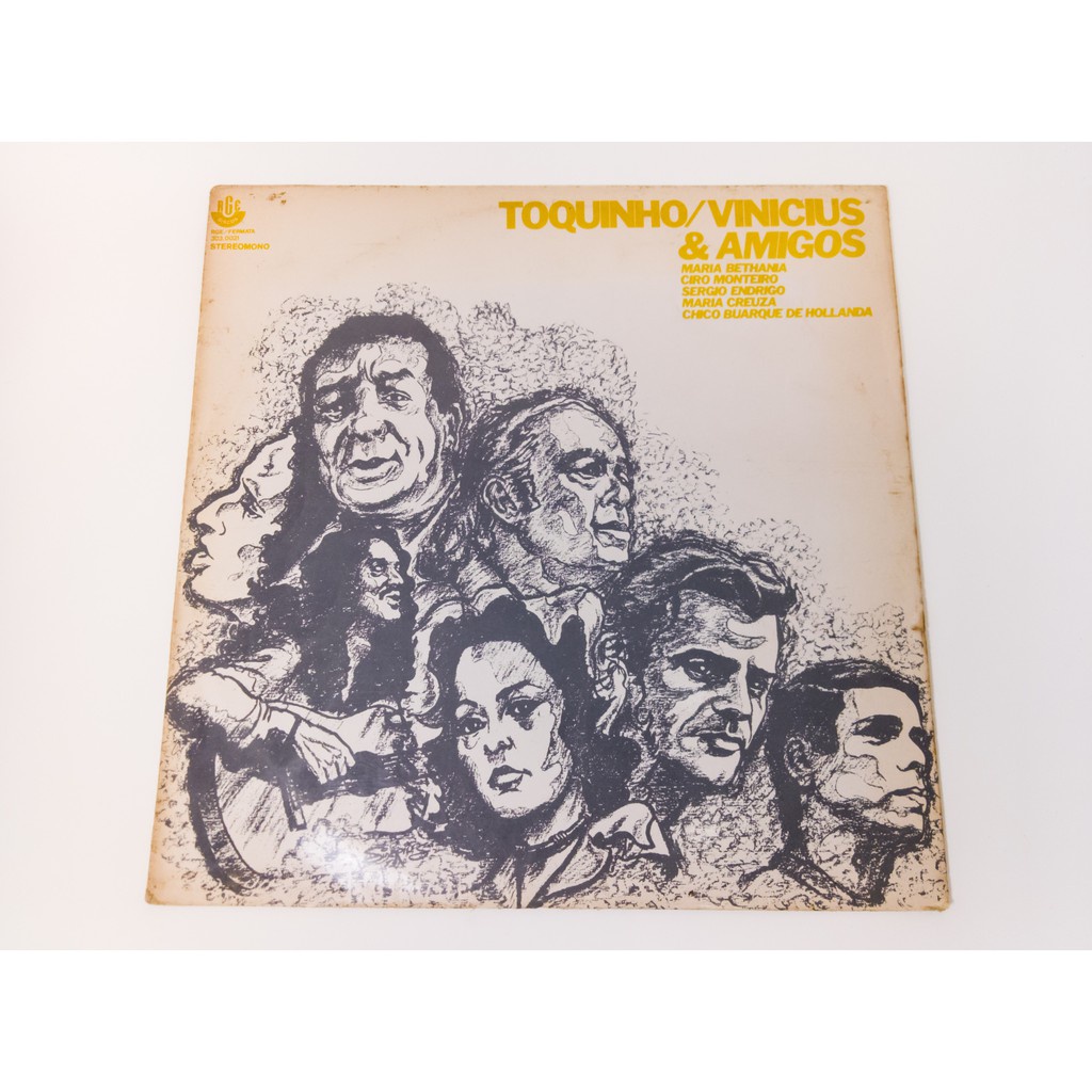 Disco Vinil Lp Toquinho Vinícius Amigos Bethânia Chico Ciro