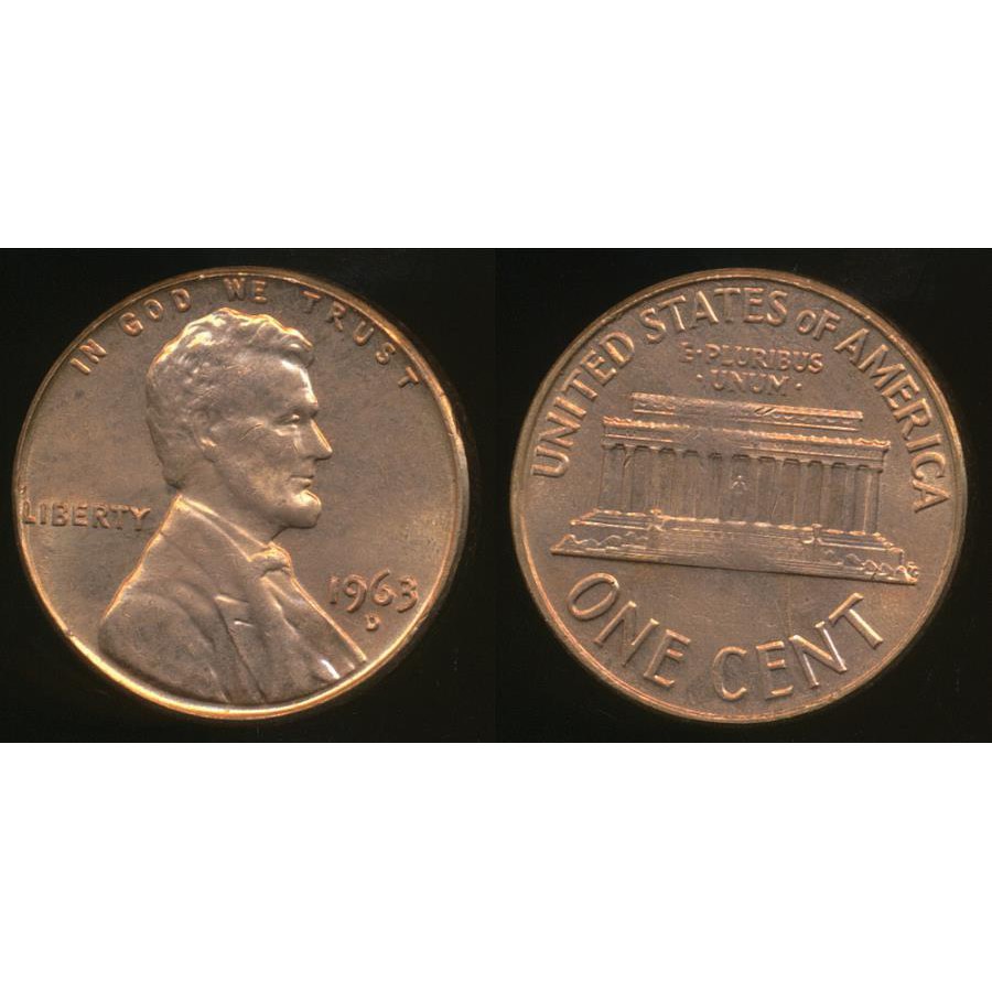 Moeda Rara Antiga De 1 Centavo ( One Cent 1963d ) Para Colecionadores R$ 2.490,00