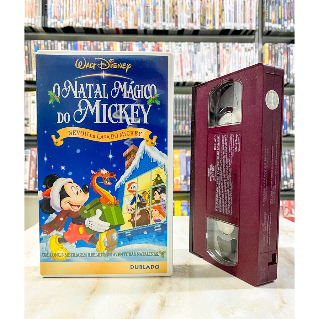 VHS O Natal Mágico do Mickey - DUBLADO Original - Desenho Infantil Disney  Fita (Donald Pateta Pluto Minnie) | Shopee Brasil
