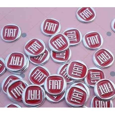 Kit Com 10 Emblema Chave Fiat Punto Idea Palio Siena Alumíni