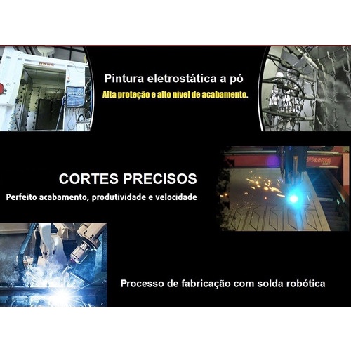 Estribo Central Maciço Honda Biz 125 Modelo Chapam - 2006 a 2024 — imagem 2 de 2