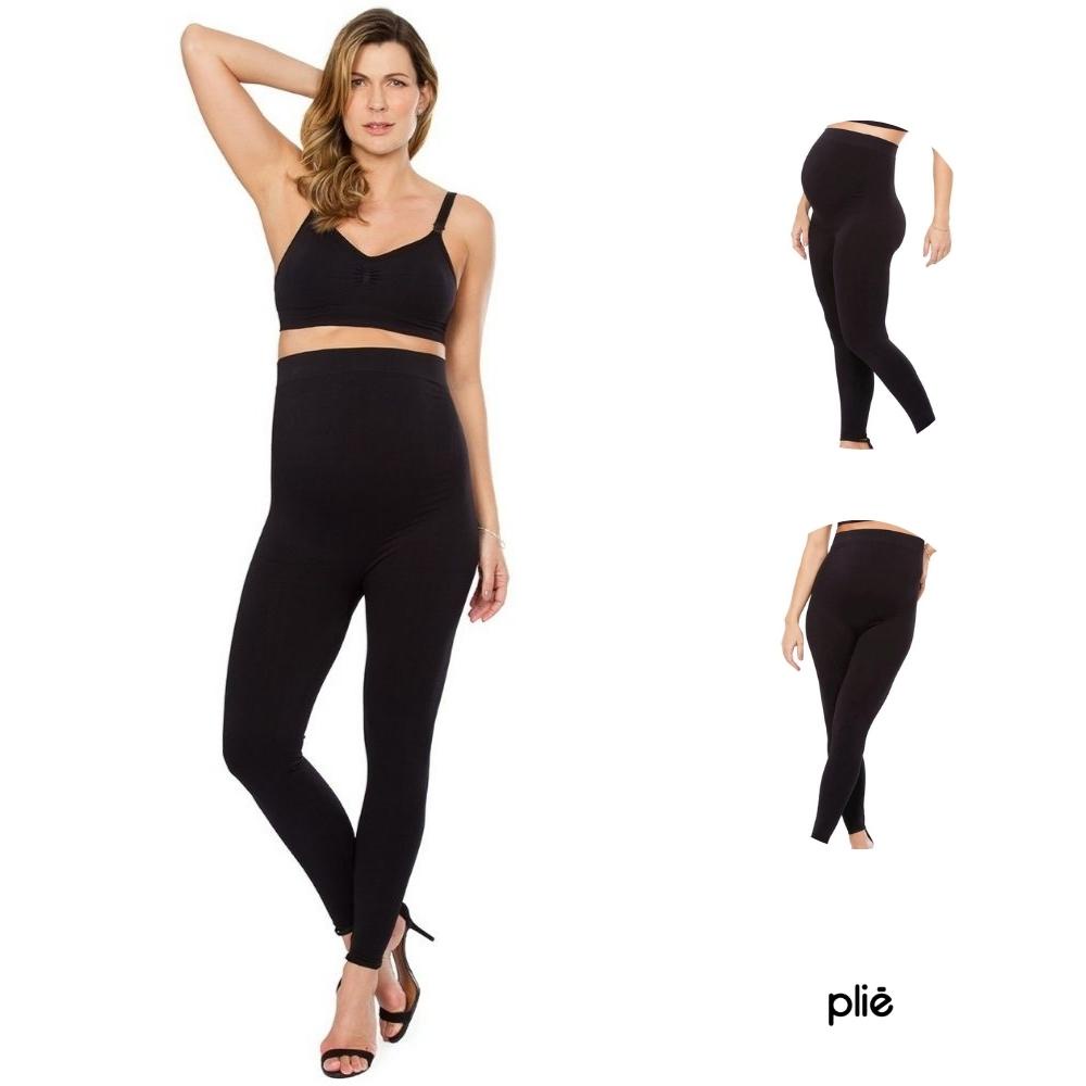 Calca Cintura Alta Legging Para Gestante Gravidez Plie Linha Maternity Gravida em Oferta na Shopee