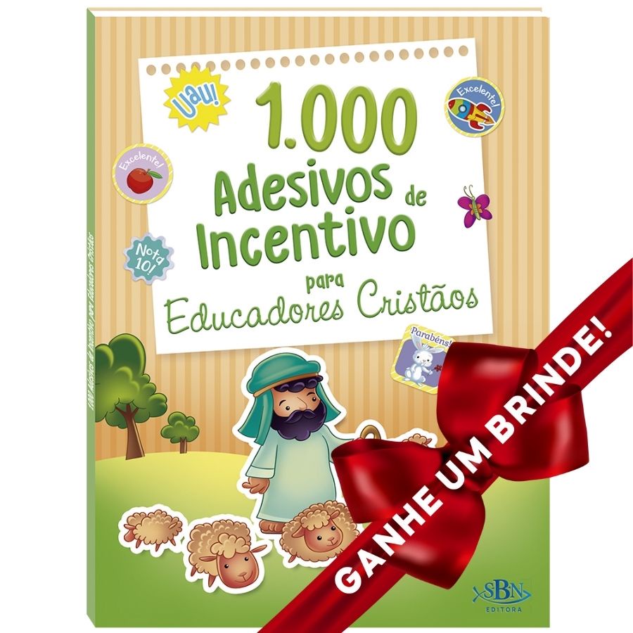 Livro 1000 Adesivos de Incentivo para Educação Cristãos | SBN Crianças Infantil Filhos Cristão em Oferta na Shopee