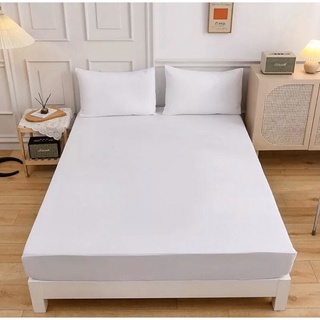 Jogo de Cama  3 Peças Casal Padrão Branco  liso várias cores Microfibra c/ elástico Atacado