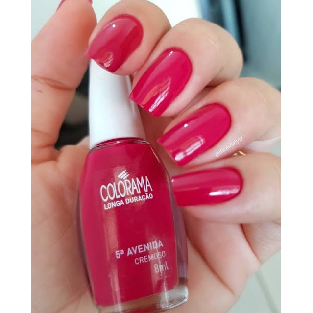 Esmalte Colorama 5ª Avenida - Quinta AvenidaCremoso 8ml em Oferta na Shopee