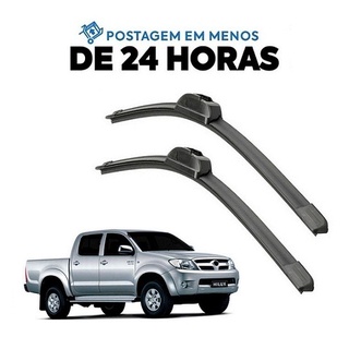 Par Palheta Limpador Parabrisa Hilux 2006 2007 2008 2009 2010 2011 2012 2013 2014 2015 2016