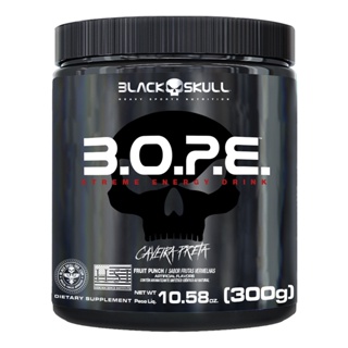 BOPE 300g Pre Treino - Black Skull em Oferta na Shopee