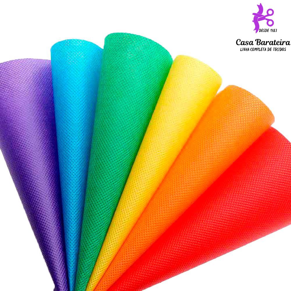 TNT Liso Santa Fé Variedade de Cores 1,0mt x 1,40mt 40 gr