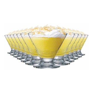 Jogo De Taças Sobremesa Egito Vidro 255ml 12 Pcs em Oferta na Shopee