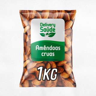 AMENDOA CRUA 1KG em Oferta na Shopee
