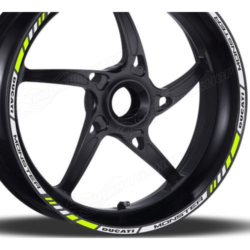 Friso Adesivo Refletivo M4 Roda Moto Ducati Monster