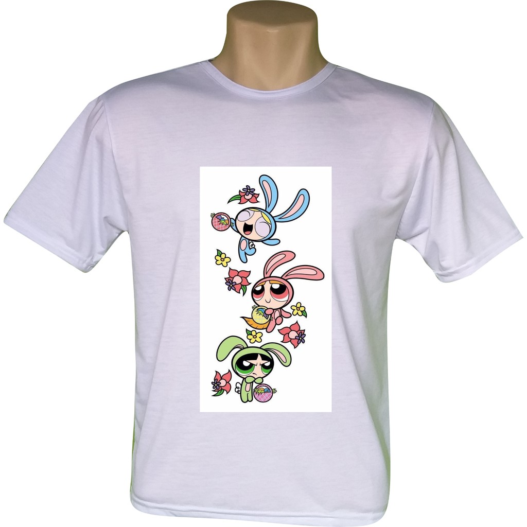 Blusa Camisa Estampada Infantil Personalizada Camiseta As Meninas Superpoderosas