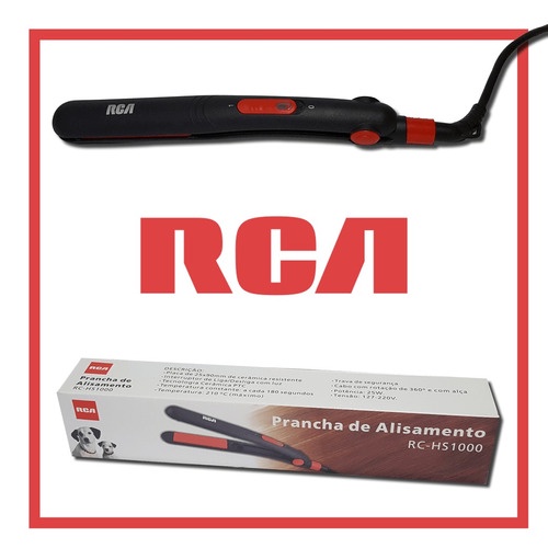 Chapinha Prancha Alisadora Rc-hs1000 Rca - Bivolt