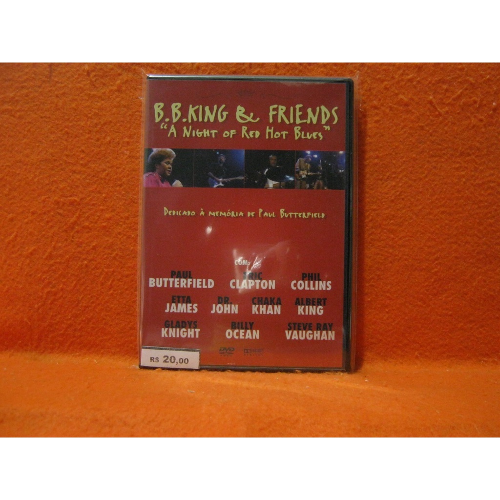 Dvd B B King Friends A Night Of Red Hot Blues | Shopee Brasil