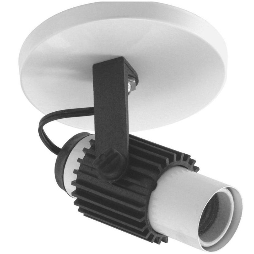 Spot Luminaria Simples Individual Articulado Plafon Sobrepor Teto Parede Decoração 1 Lâmpada Branco em Oferta na Shopee