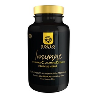 Imunne (própolis Verde, Zinco, Vit C, Vit D) -60 Cápsulas
