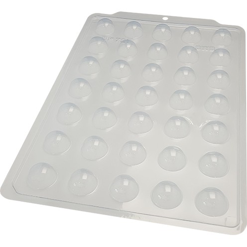 1~5 Forma BWB Simples Semiprofissional,  Doces Finos Chocolates Cód. 3585 - SP Bombom Liso Pequeno em Oferta na Shopee