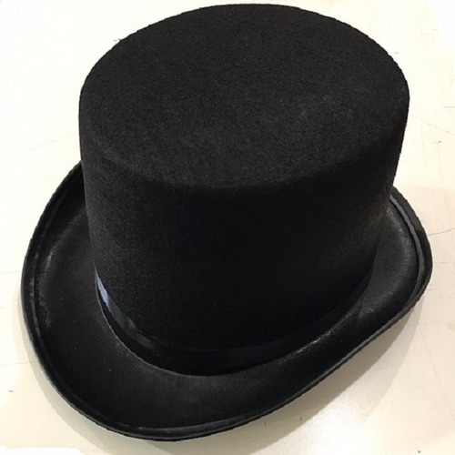 Cartola Chapéu  Magico Preto Tamanho Único Adulto