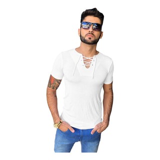 Camisa Masculina Bata Manga Curta Modelo Top Várias Cores
