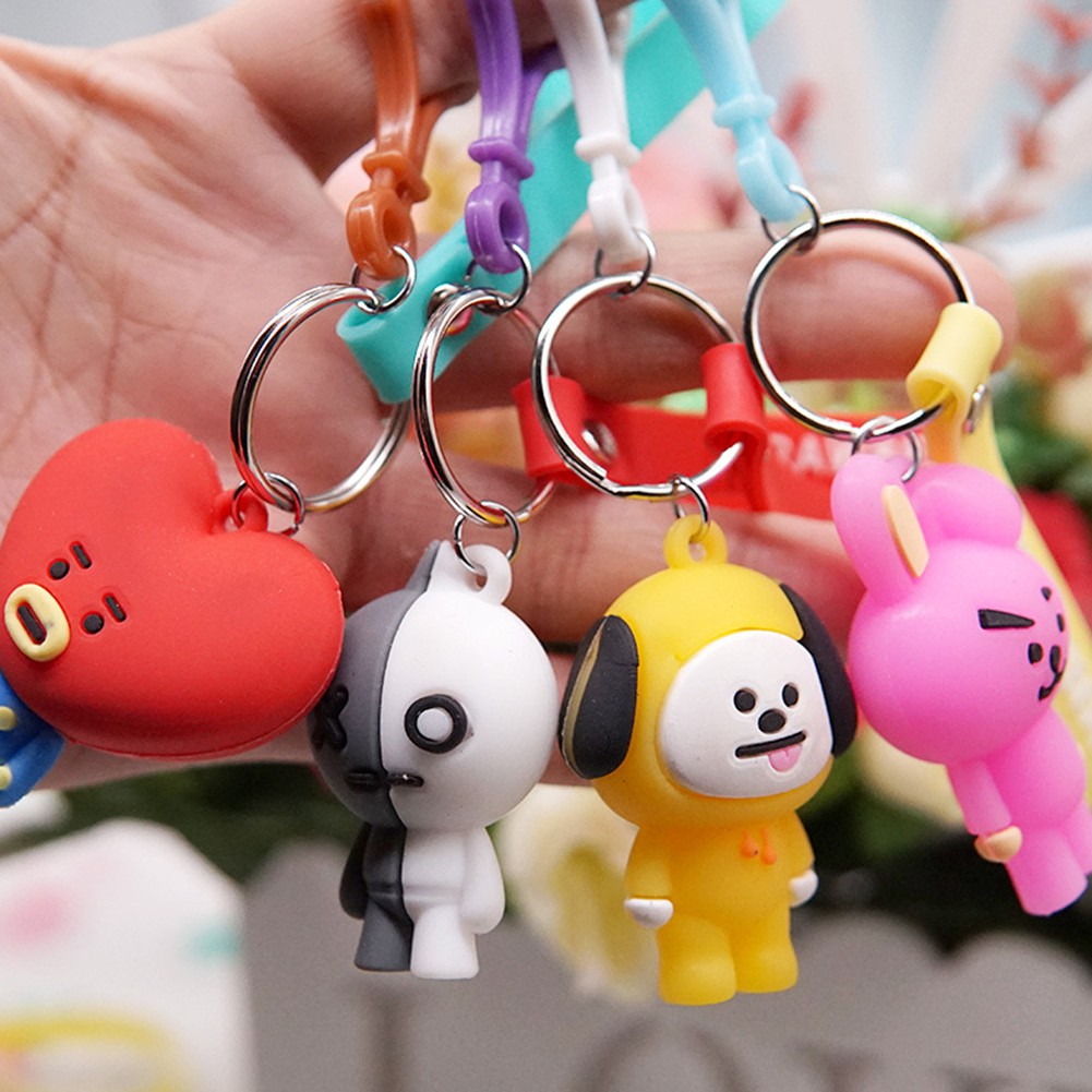Portachiavi BTS - Set 7 Pezzi Con Tata, Chimmy, Cooky E Altri Personaggi - Foto 10