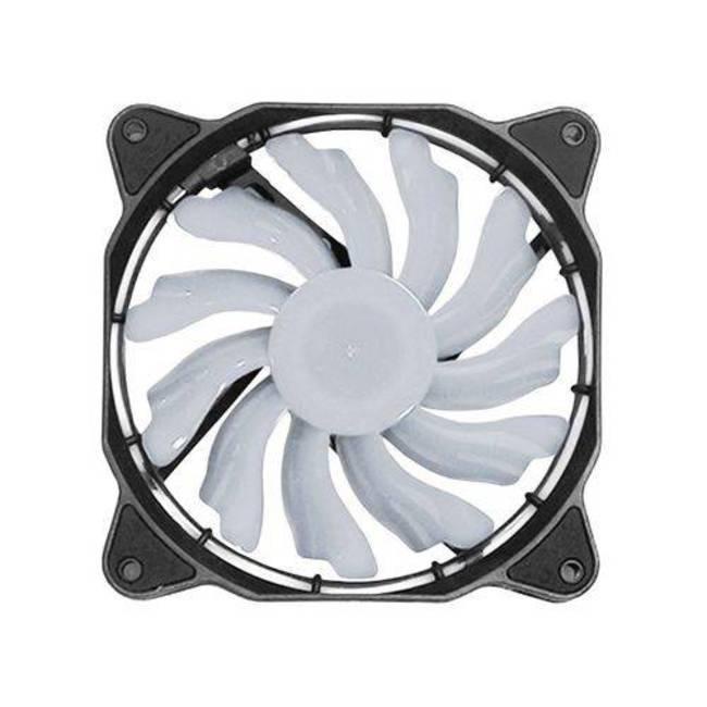 Cooler Fan Colorido Led Branco 120Mm 12Cm Gabinete