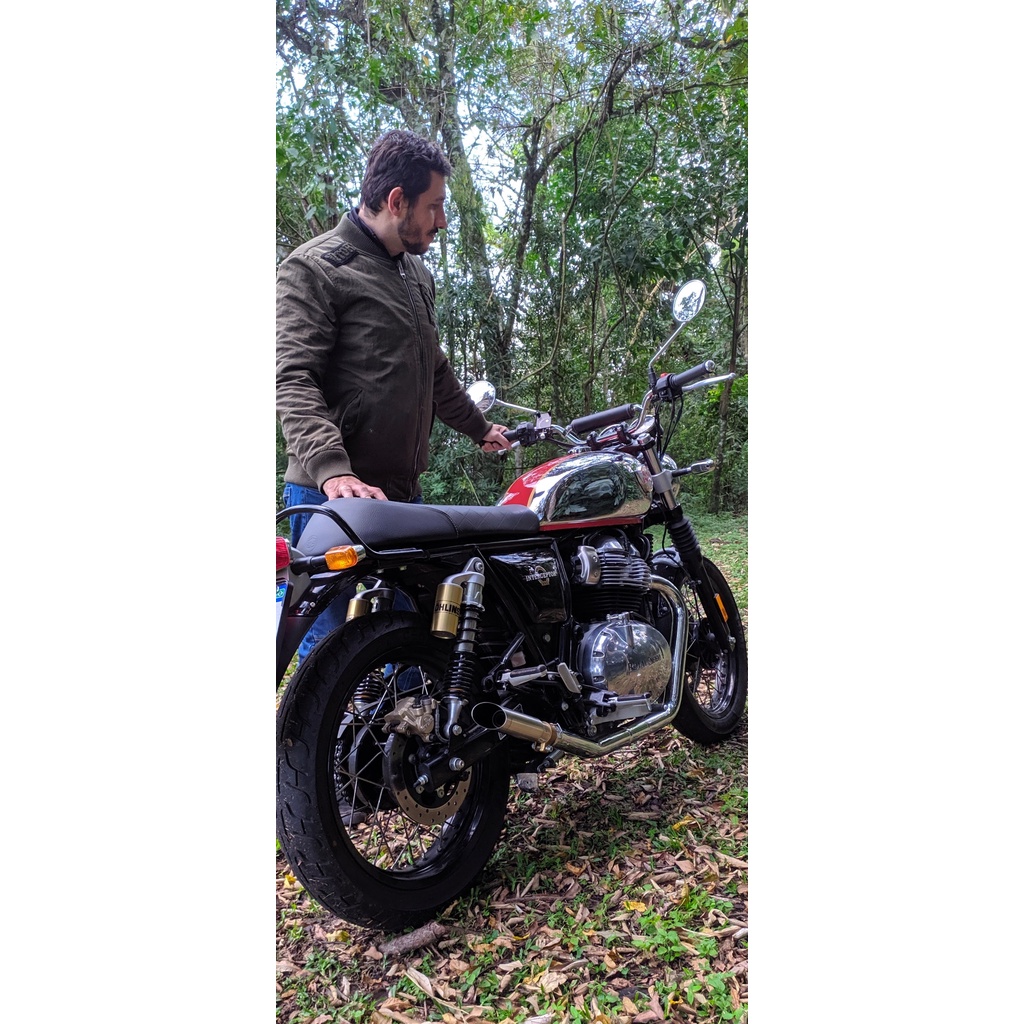 Par Ponteira Esportiva Royal Enfield Interceptor 650 (Miolo Standard)