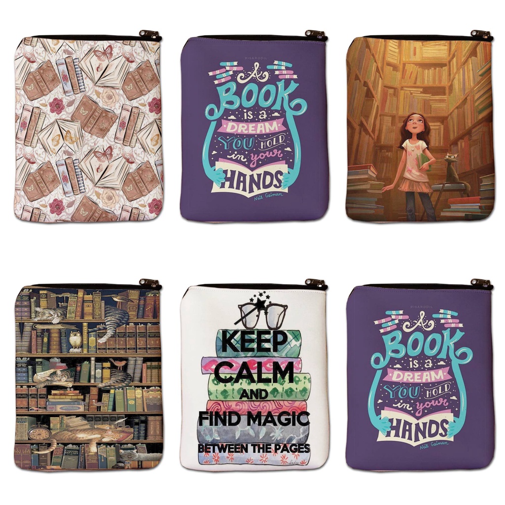 Book Sleeve Porta Livros em Neoprene Linha Livros 001