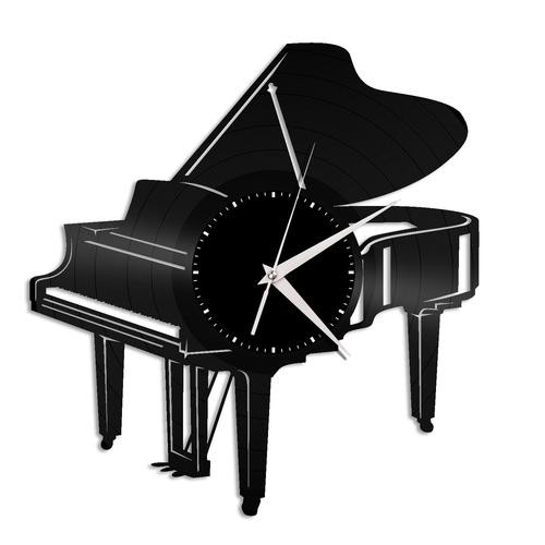 Piano 2 - Relógio Disco De Vinil Decoração