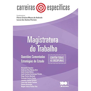 Magistratura do trabalho (ótimo estado) de Lucas dos Santos Pavione / André Araújo Molina / Januário Justino Ferreira...