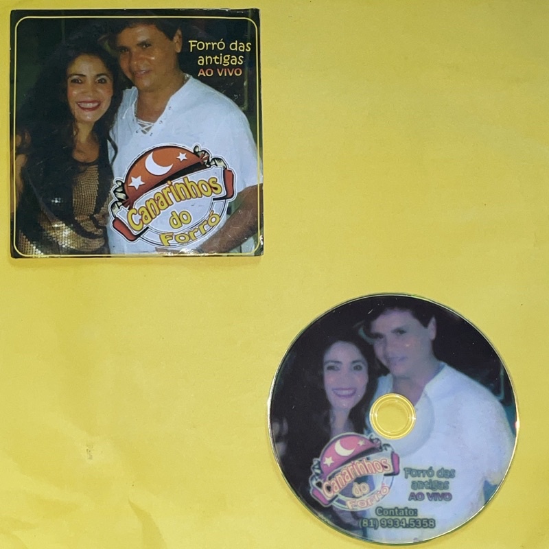 CD Promo Canários do Forro - Forró das Antigas