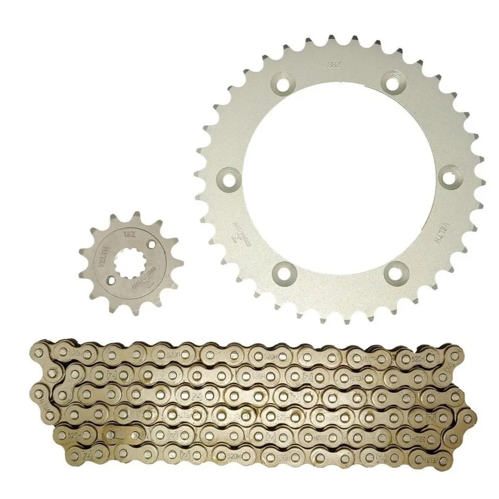 Kit Relação Transmissão Xr 250 Tornado S/Retentor Modelo Original Qualidade — imagem 2 de 2