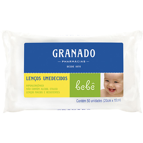 Lenços Umedecidos Granado Bebe C/50