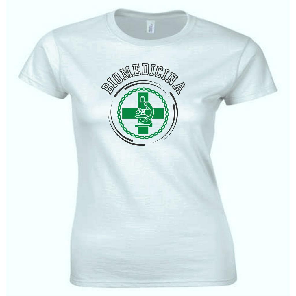 Camiseta Baby Look Feminina Exclusivas para Estudantes de Biomedicina  Mostre seu Orgulho