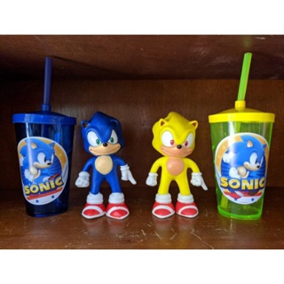 Copo Twister 400ML + Boneco Sonic (VARIAS CORES) em Oferta na Shopee