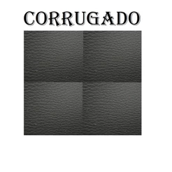 Tecido Courvin Corrugado Honda Capa Banco Moto Carro Automotivo Impermeavel Preto