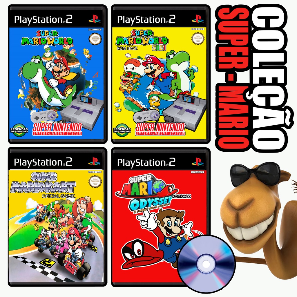 JOGO Super Mario World + 2021 + Kart + Odyssey Game de super