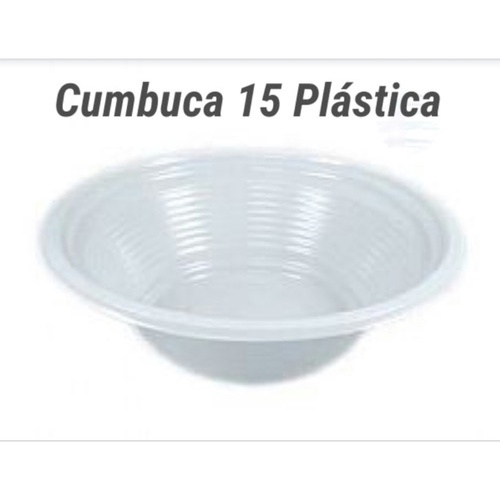 10 CUMBUCAS PLÁSTICAS 15CM FUNDA PARA DOCES E SALGADOS