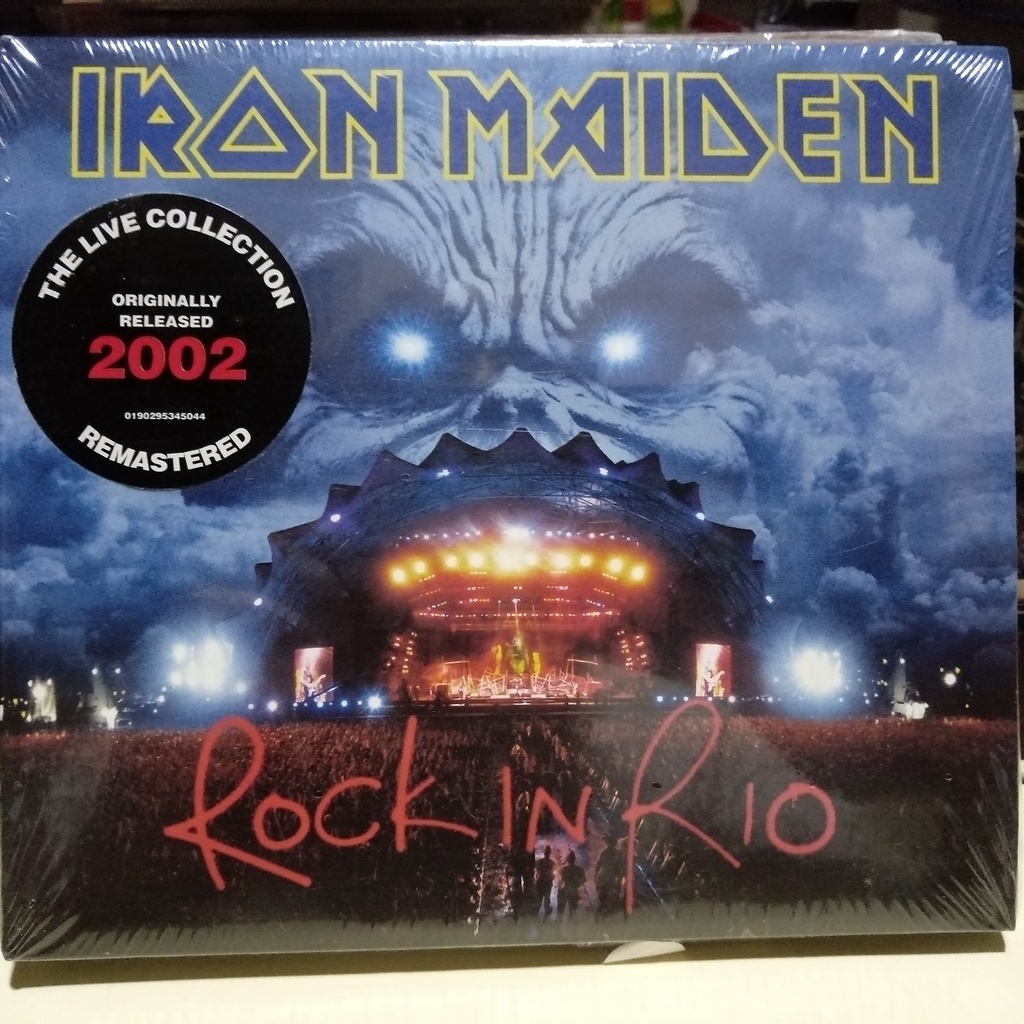 Cd Iron Maiden Rock in Rio (Digipak duplo Lacrado) Shopee Brasil