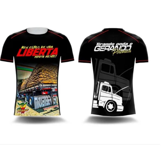 Camiseta Caminhão Caminhoneiro Meu Estilo Rota 262 Gbn