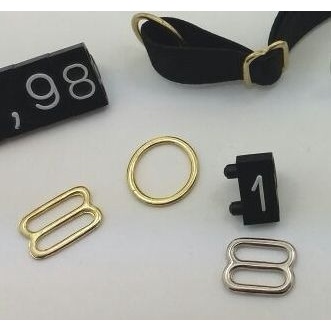 100 Und - 50 Reguladores Passador + 50 Argolas Metal #