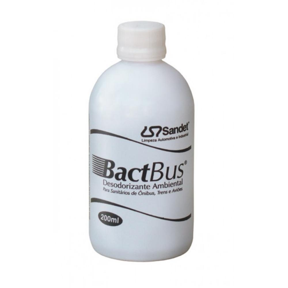 BACT BUS Solvente Desodorizante Bactericida Concentrado para Sanitário Banheiro Químico 200ml