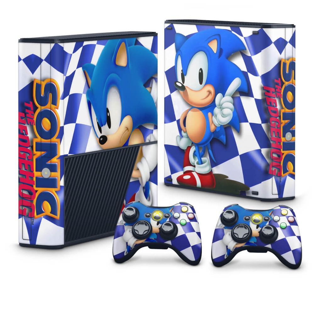 Skin Adesivo Xbox 360 Super Slim - Sonic The Hedgehog