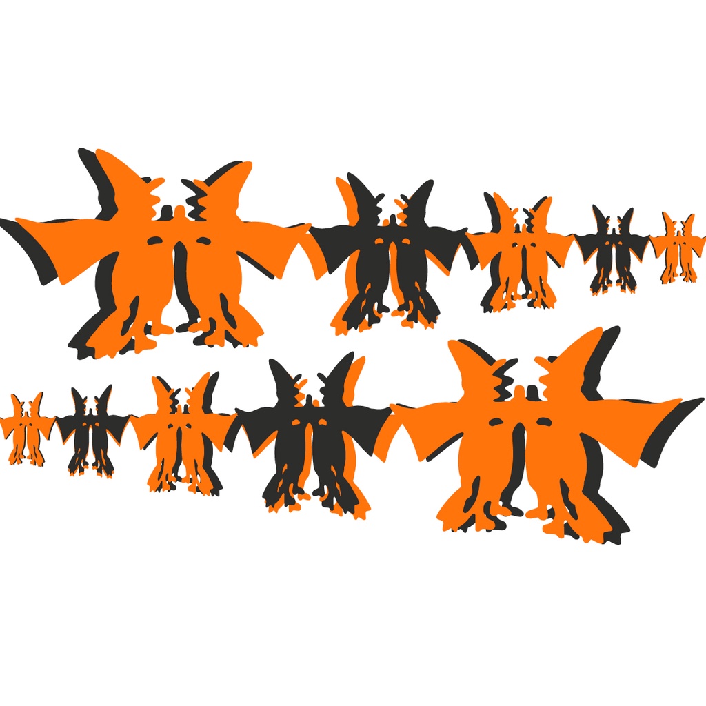 Guirlanda Halloween Decorativa Bruxa – 3 Metros