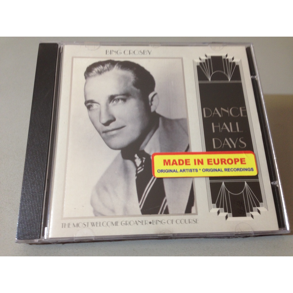 Bing Crosby - The Most Welcome Groaner Cd Novo Lacrado de Fabrica Importado EUROPEU