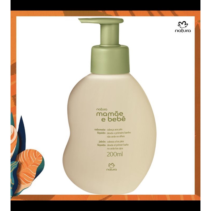 Sabonete líquido Mamãe e bebe 200ml