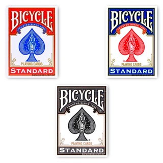Baralho Bicycle Standard Vermelho / Azul / Preto em Oferta na Shopee