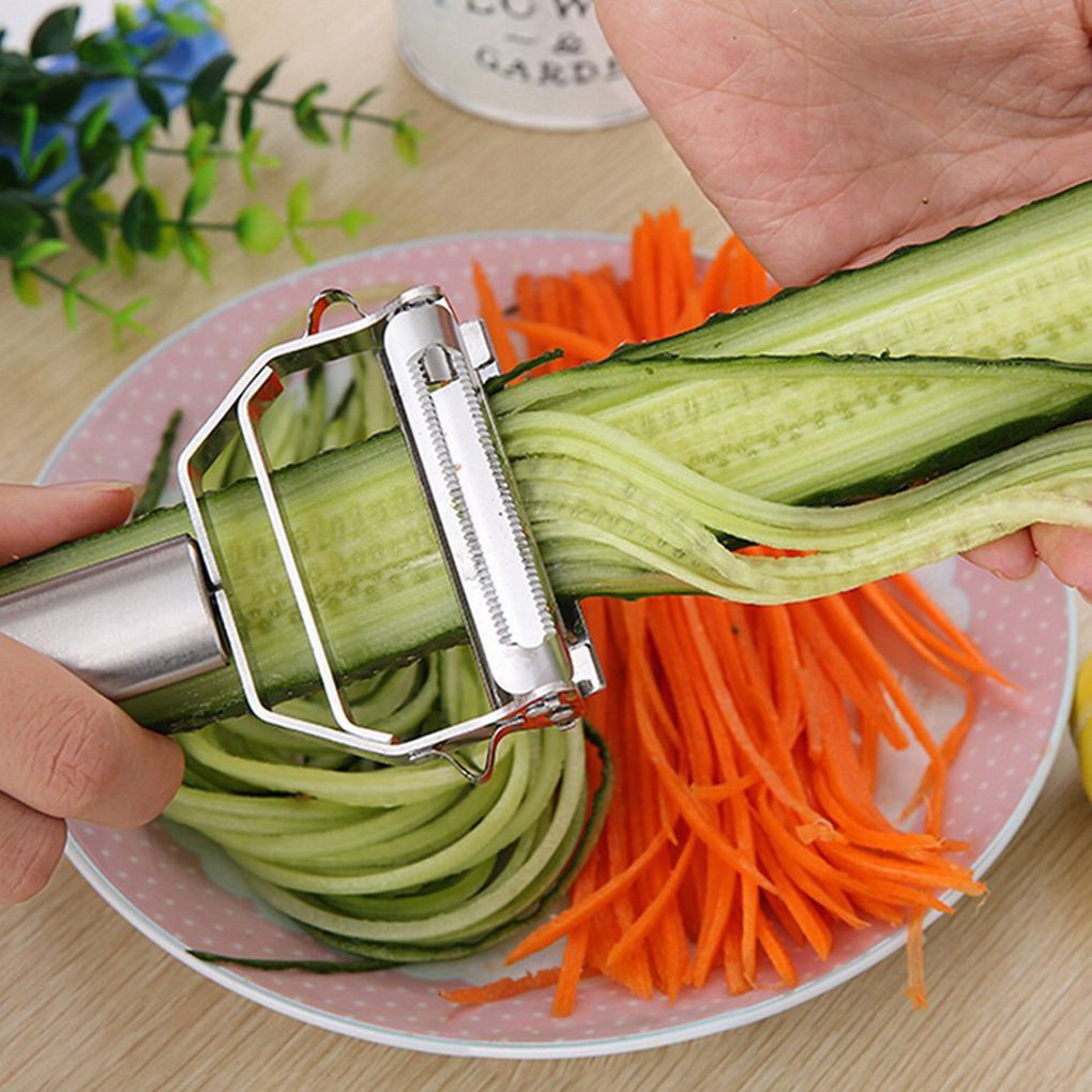 Cozinha De Aço Inoxidável Vegetal Julienne Descascador Cortador Ralador Ferramentas Acessórios em Oferta na Shopee