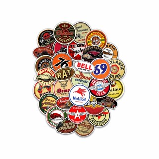 30 Adesivos Carro Antigo Retrô Vintage  Hoodride Rat Look em Oferta na Shopee