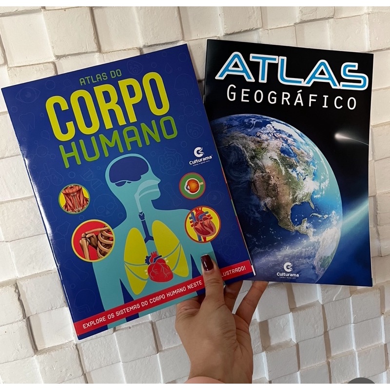 Atlas Geográfico ou Atlas do Corpo Humano Para Estudo