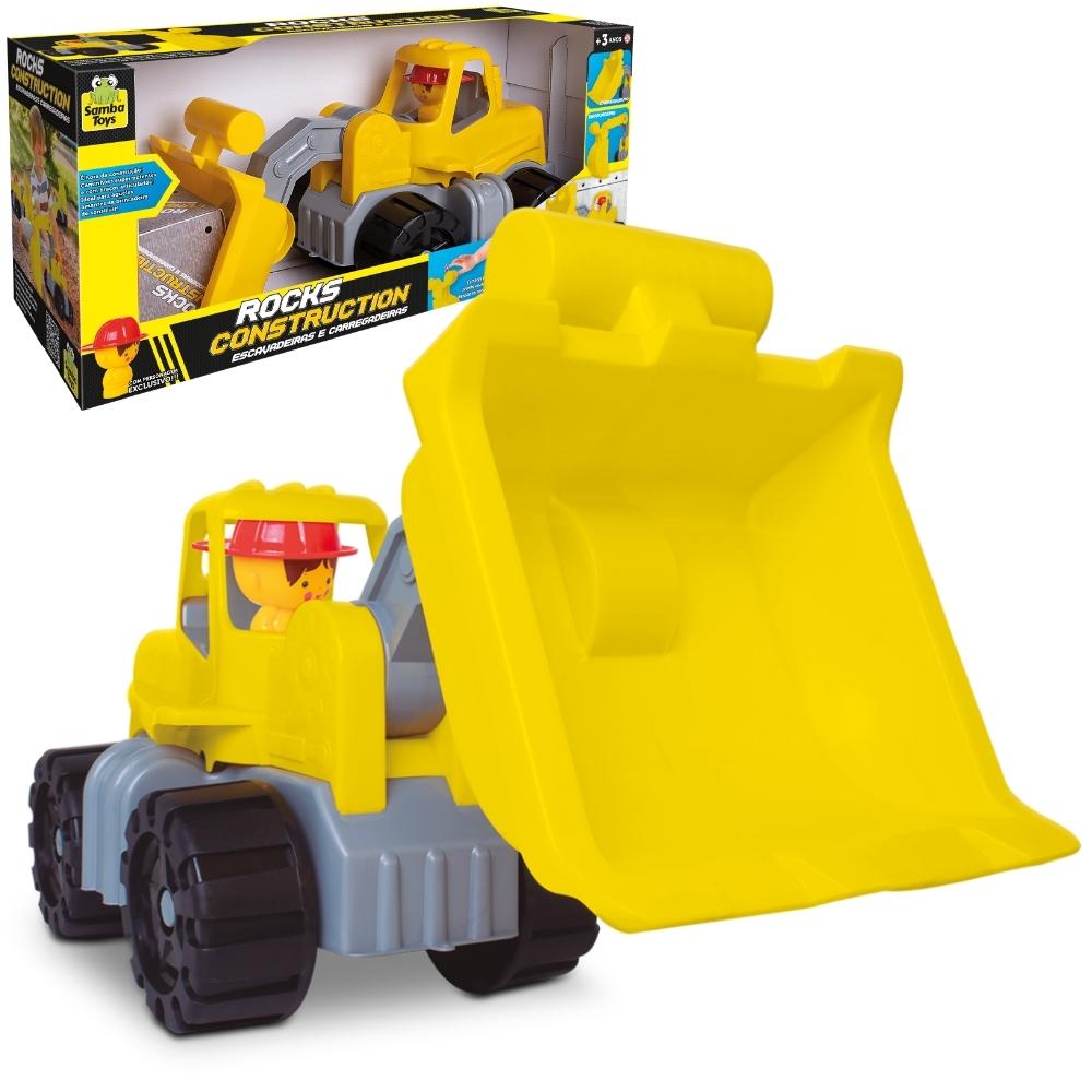 Caminhão Rocks Construction Carregadeira Samba Toys